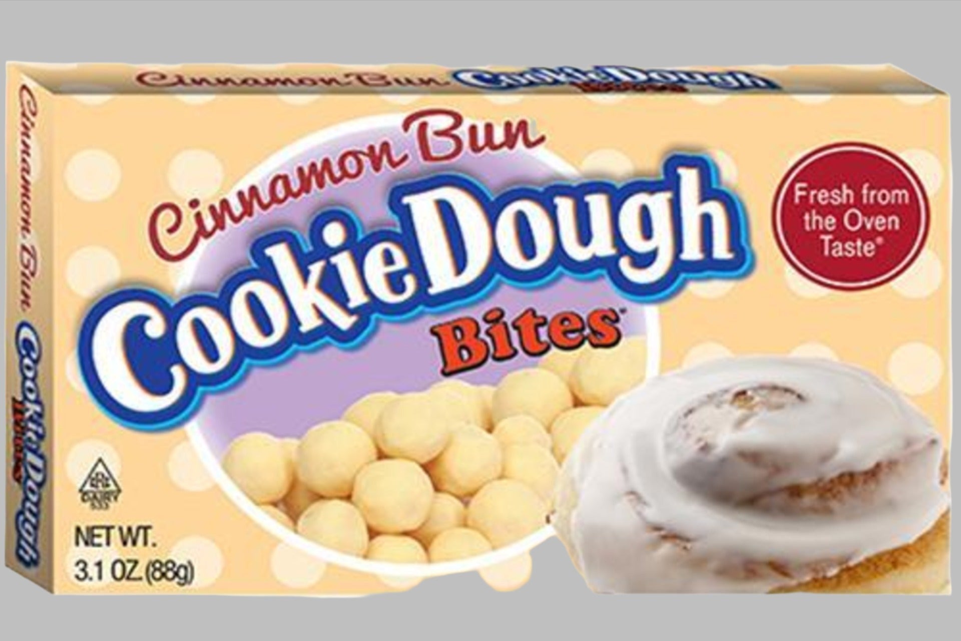 cinnamon bun cookie dough bites