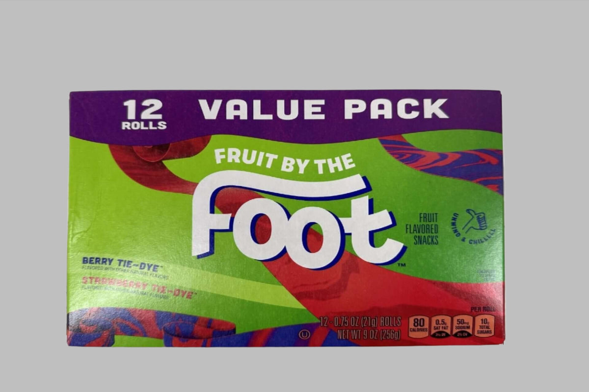 Fruit By The Foot Value Pack 12 Rolls