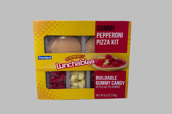 Gummy Lunchable Buildable Pizza Kit 