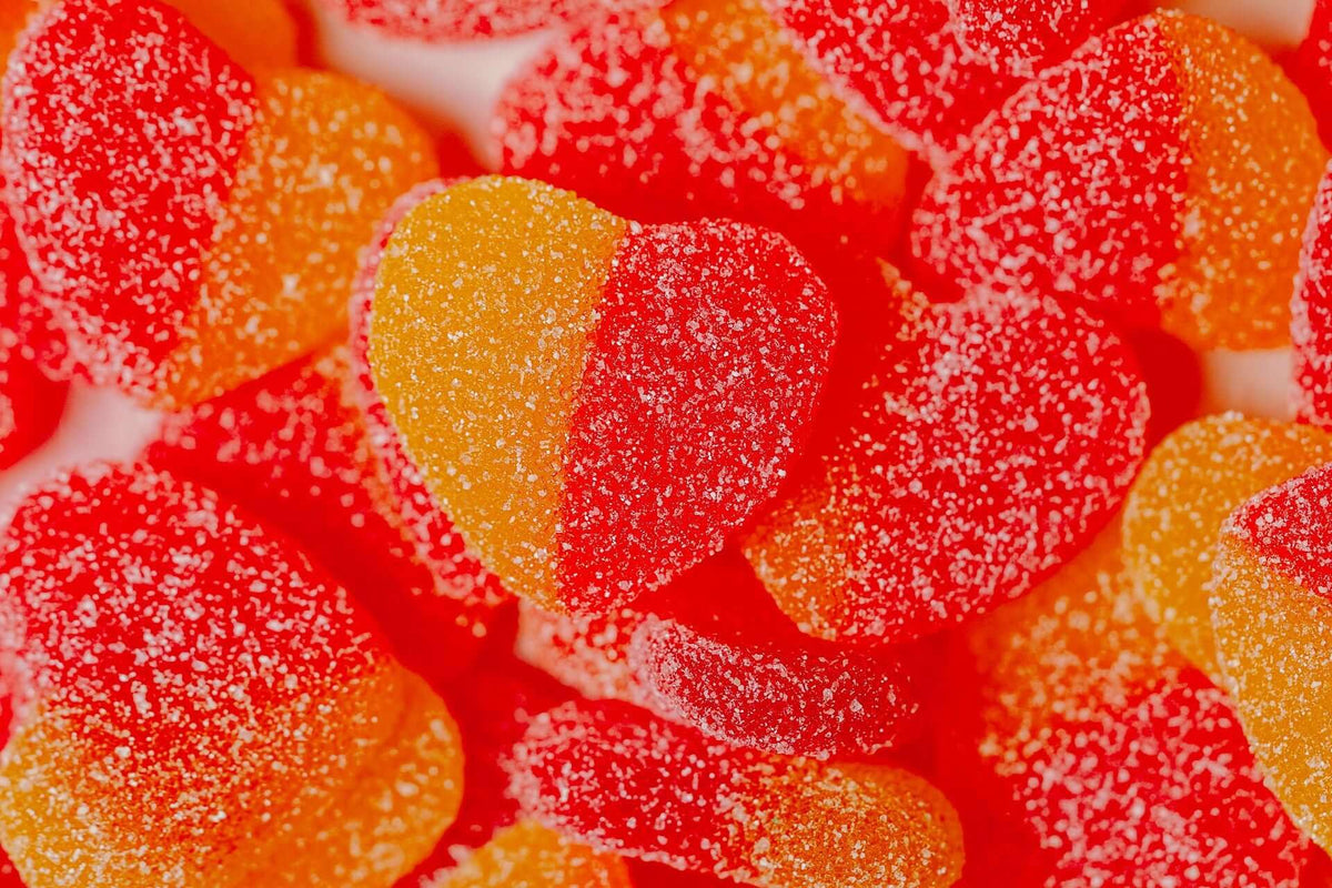 Trolli Sour Peach Hearts